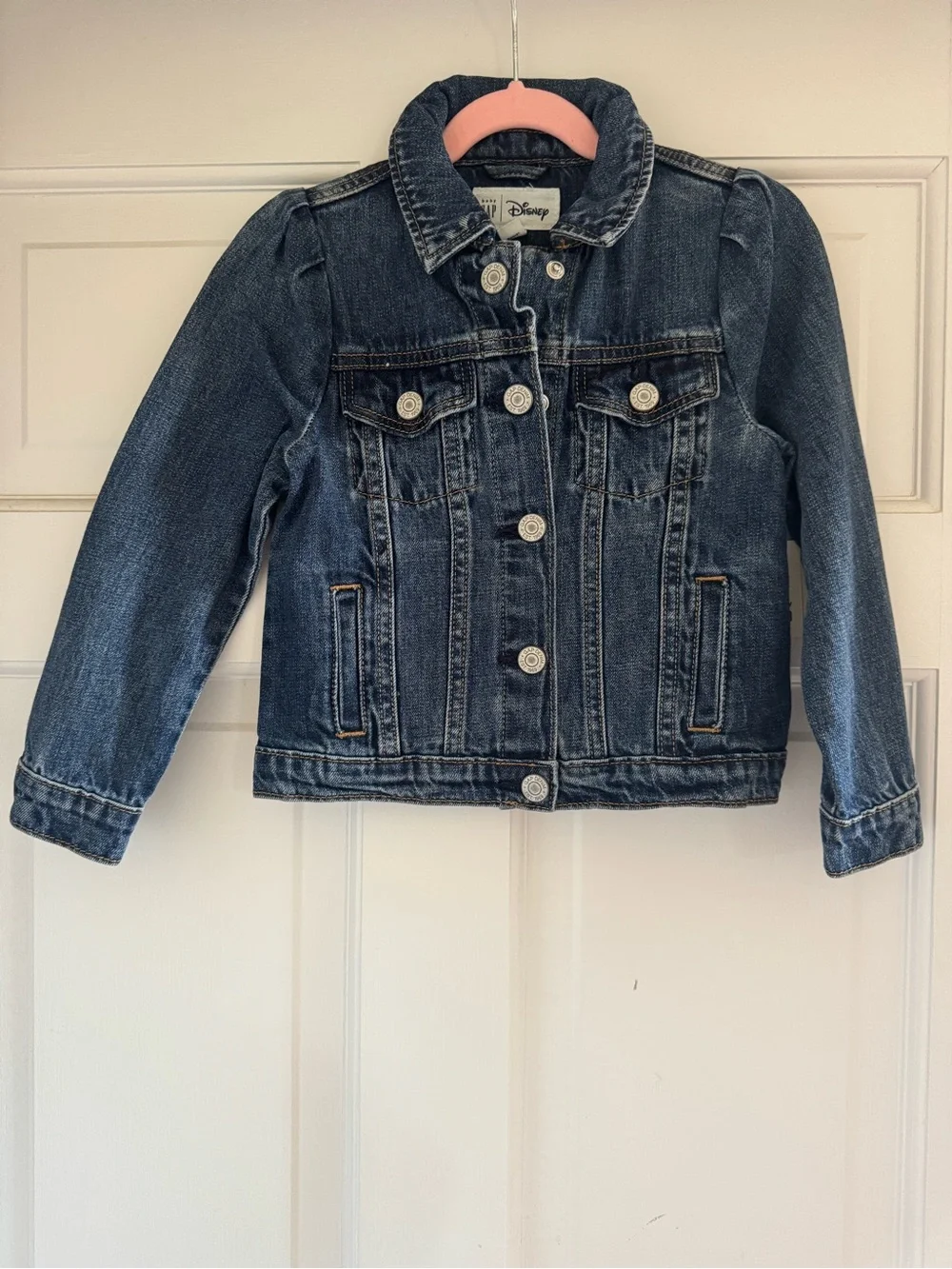 Gap × Disney Baby & Toddler Minnie Mouse Icon Denim Jacket (Size 5)